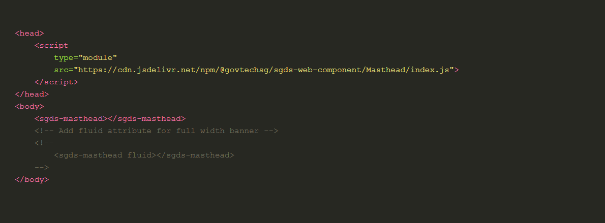 Masthead Example Syntax